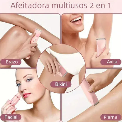 DEPILADORA ZENTORA™ 2-EN-1 IMPERMEABLE: TU PIEL DE SEDA SIN DOLOR