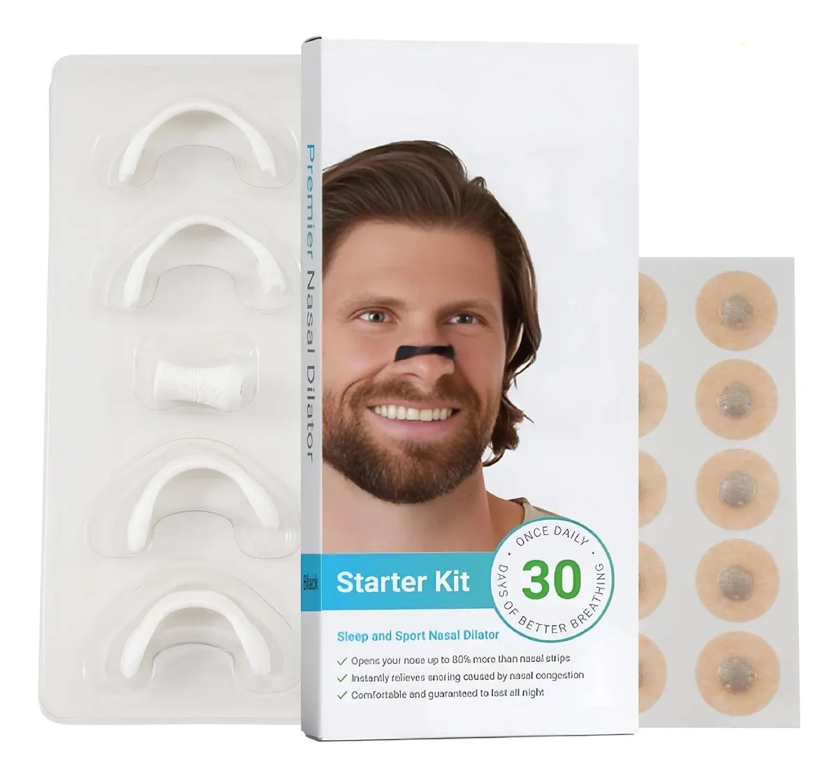 Dilatador Nasal Magnético Antirronquidos Reutilizable