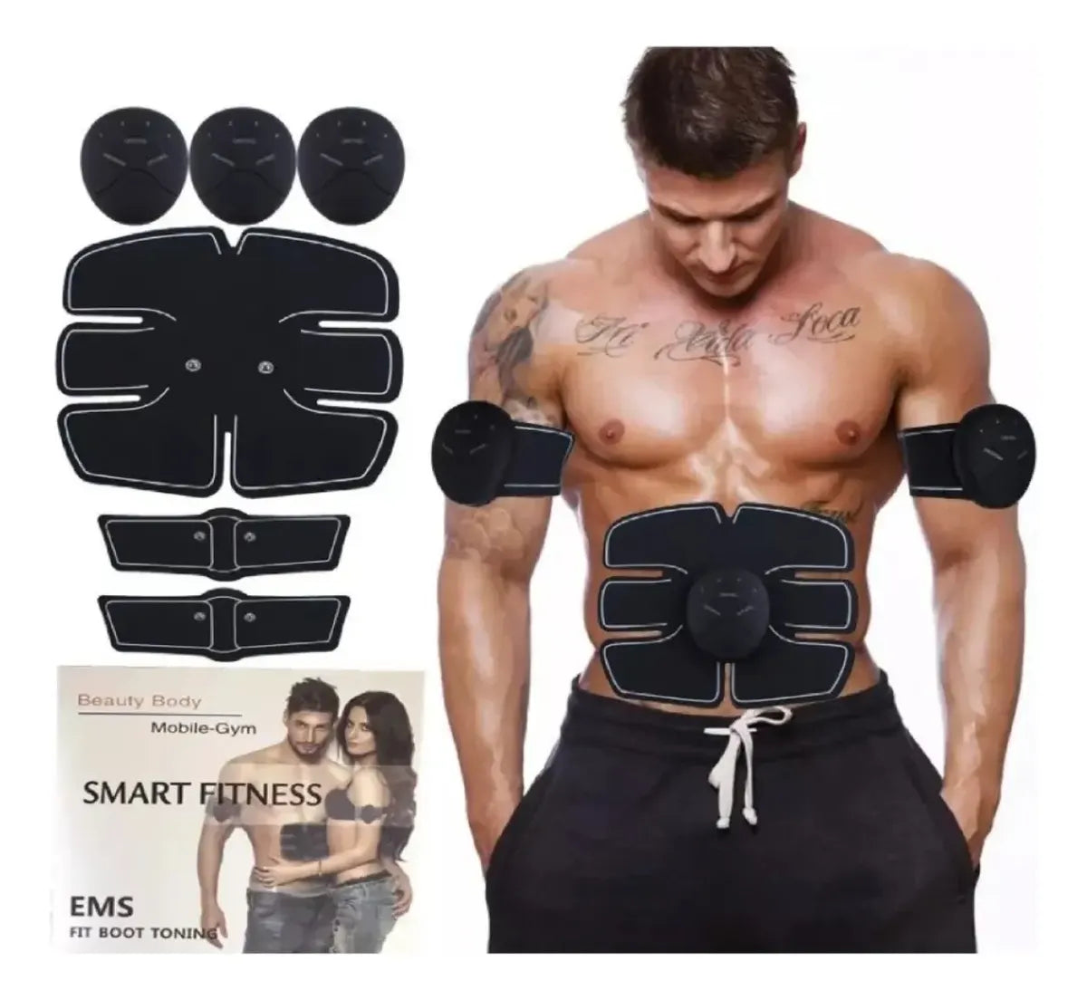 Gimnasia Pasiva Smart Fitness X3 Tonifica Abdomen Y Brazos