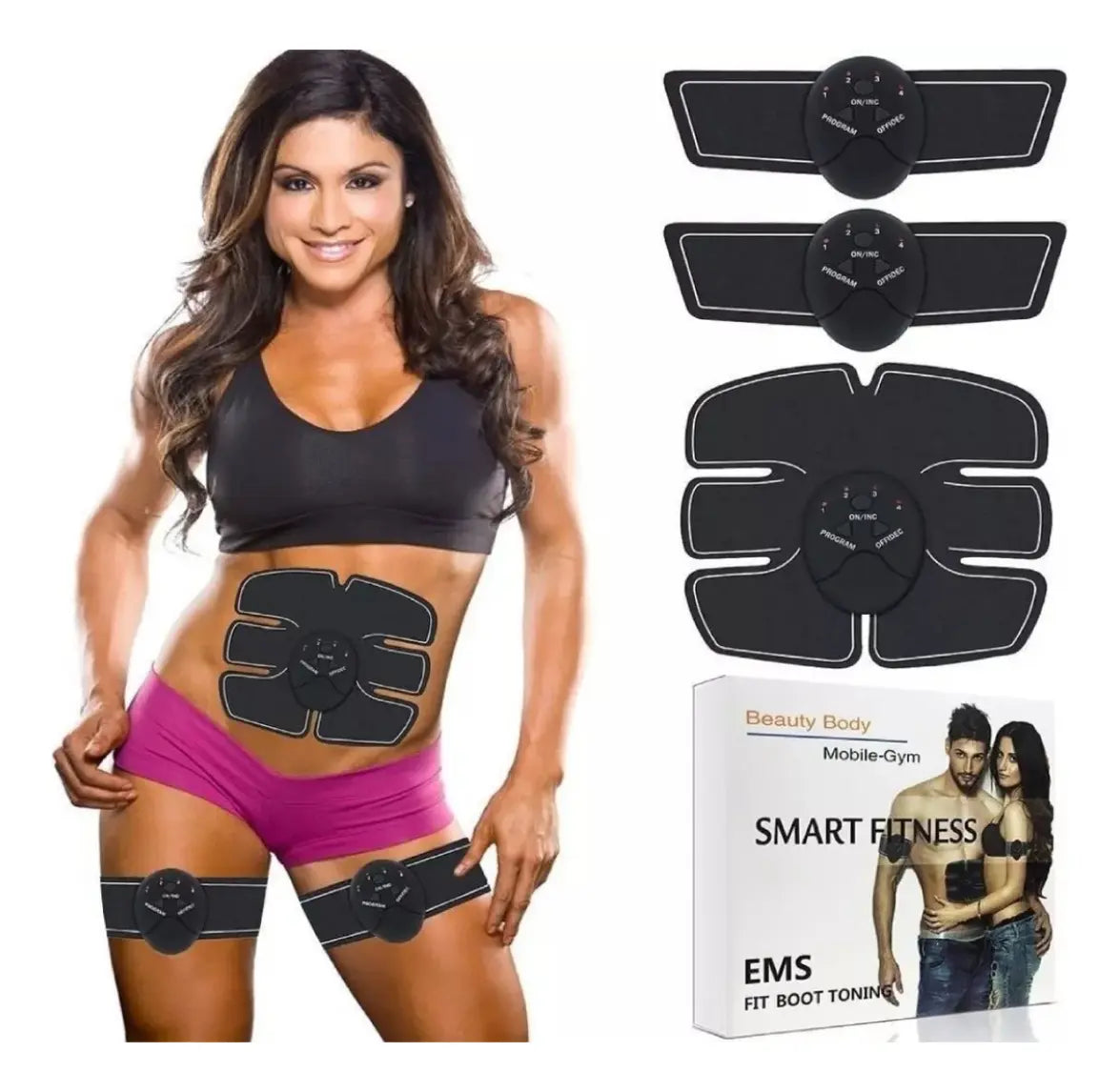 Gimnasia Pasiva Smart Fitness X3 Tonifica Abdomen Y Brazos