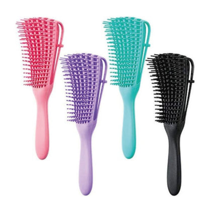 Cepillo para Definir y Desenredar Cabellos Colores Surtidos Ref 25DH-009
