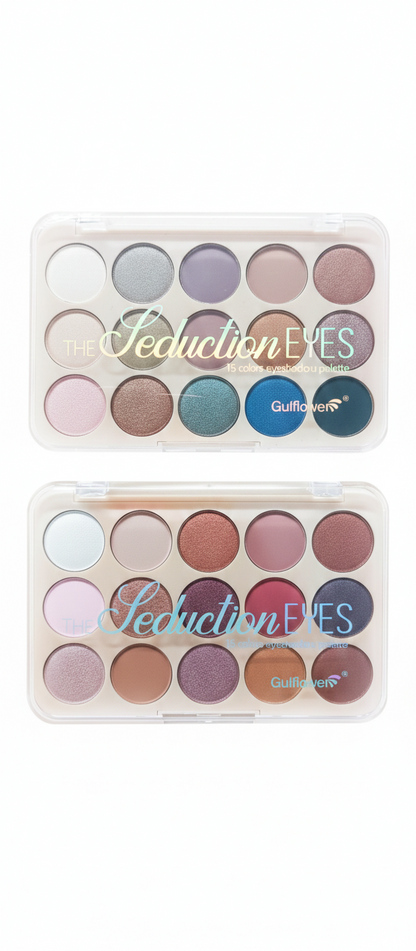 Sombra The Seduction Eyes 15 Tonos – Paleta Irresistible