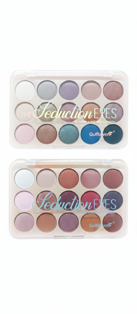 Sombra The Seduction Eyes 15 Tonos – Paleta Irresistible
