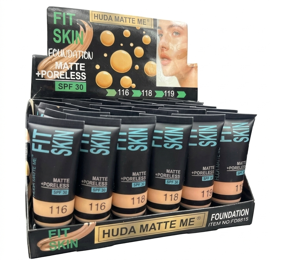 Base De Maquillaje Huda Matte Me Fit Skin