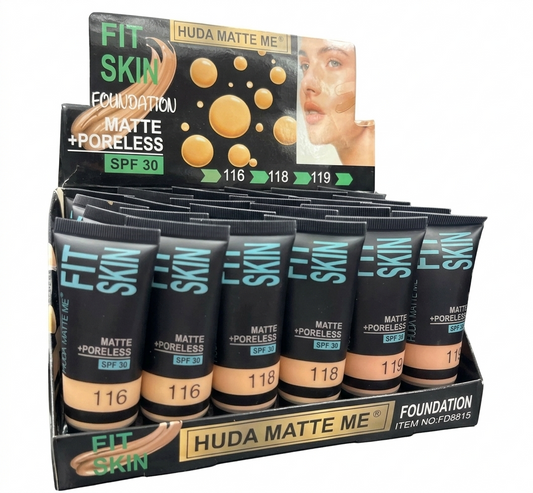 Base De Maquillaje Huda Matte Me Fit Skin