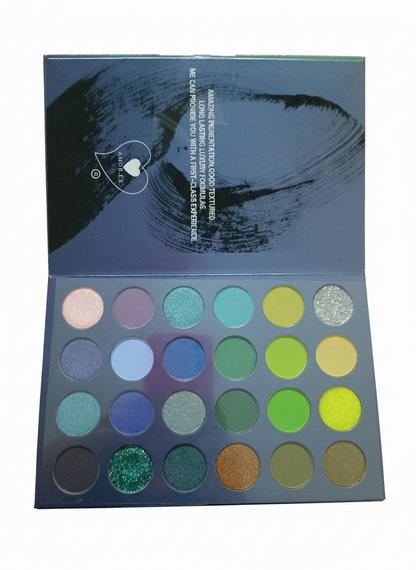 Sombra Tipo Libro 36 Tonos Color Shades Amorex Ref 4665