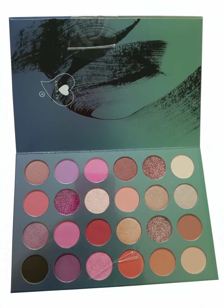 Sombra Tipo Libro 36 Tonos Color Shades Amorex Ref 4665