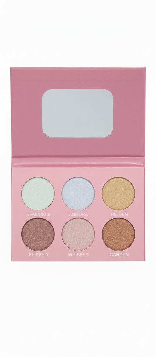 Paleta de Sombras 6 Tonos Satinados