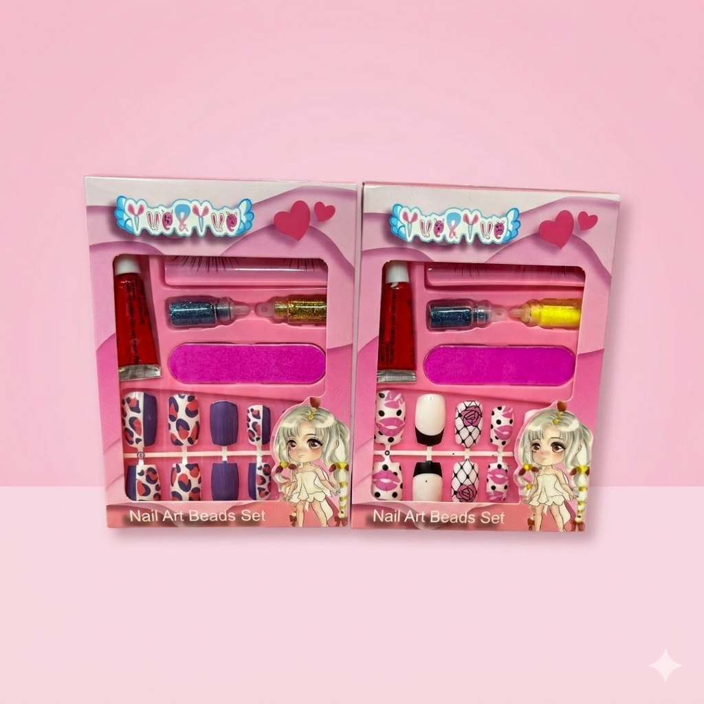 Set de Uñas para Niña – Diversión y Estilo en Sus Manitos