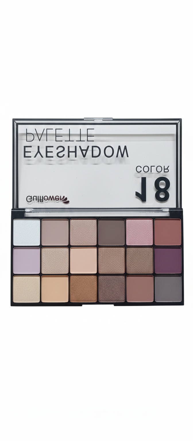 Sombra Eyeshadow Palette 18 Tonos – Paleta Completa Profesional