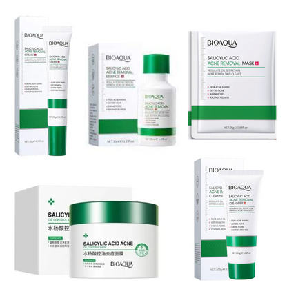 Kit Facial Ácido Salicílico Bioaqua x 5 Productos
