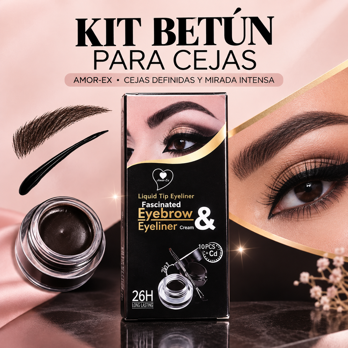 KIT BETUN CEJA AMOR-EX REF 4453