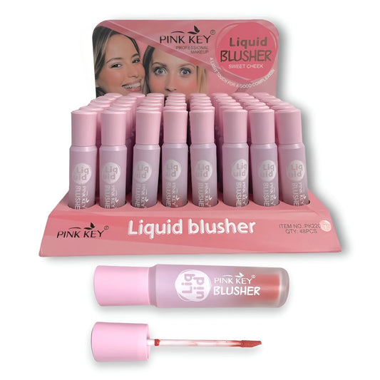 Rubor Líquido Pink Key – Efecto Natural