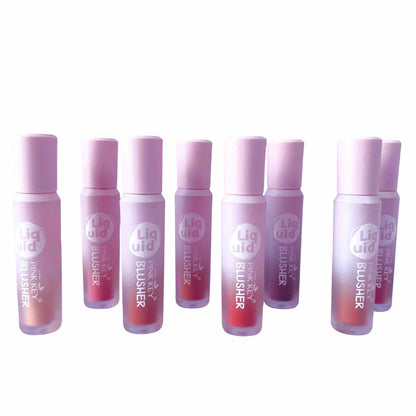 Rubor Líquido Pink Key – Efecto Natural