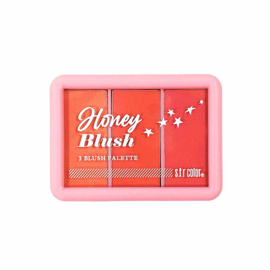 Rubor Compacto Honey Blush X3 Tonos | S.F.R Color