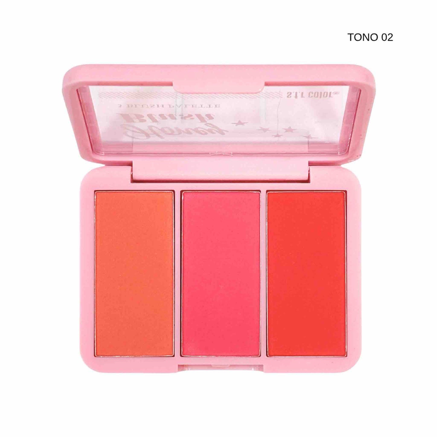Rubor Compacto Honey Blush X3 Tonos | S.F.R Color