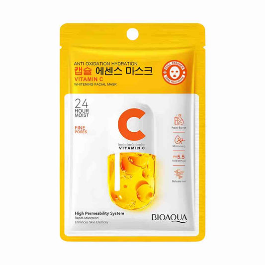 Mascarilla En Velo Con Vitamina C | Bioaqua
