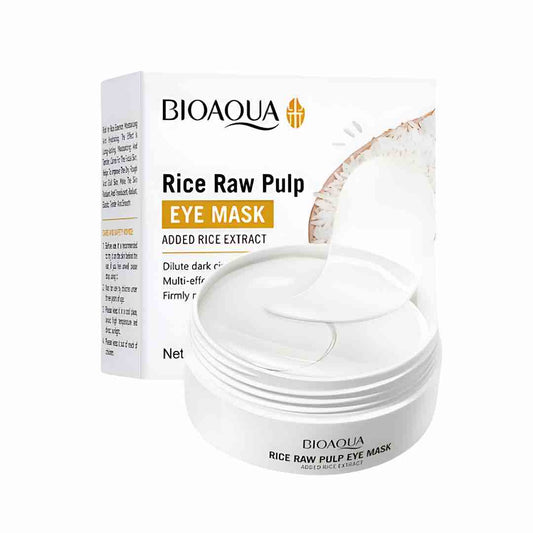 Parches De Colágeno Para Ojos Con Extracto De Arroz X60 Piezas | Bioaqua