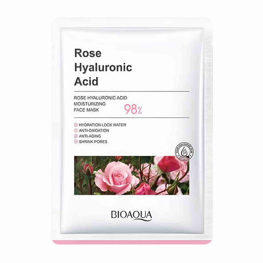 Mascarilla En Velo | Ácido Hialurónico Y Rosas | Bioaqua