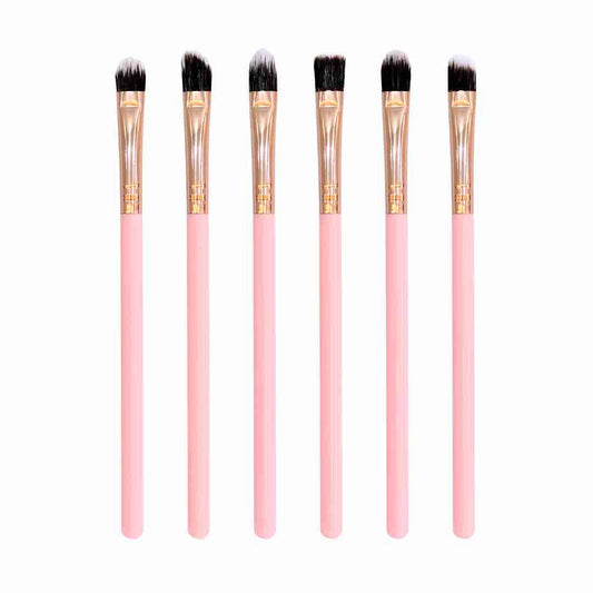 Kit de brochas para ojos x6 - color surtido