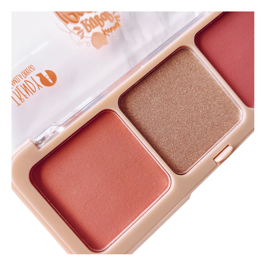 Rubor e Iluminador en Trío Peach – Trendy