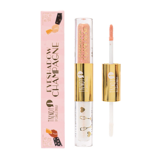 Sombra liquida glitter champagne Trendy