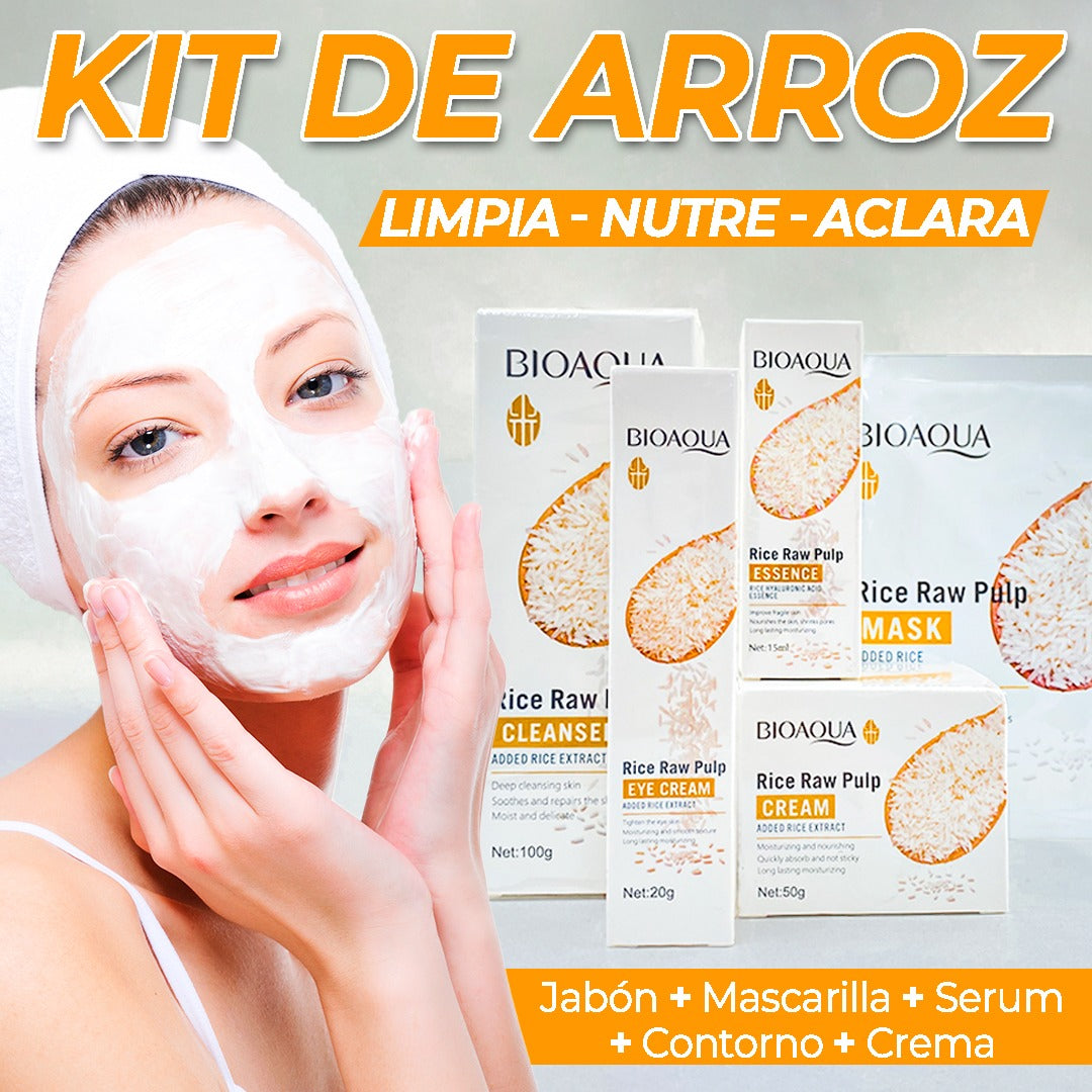 1 Combo Completo De Arroz X5 Bioaqua