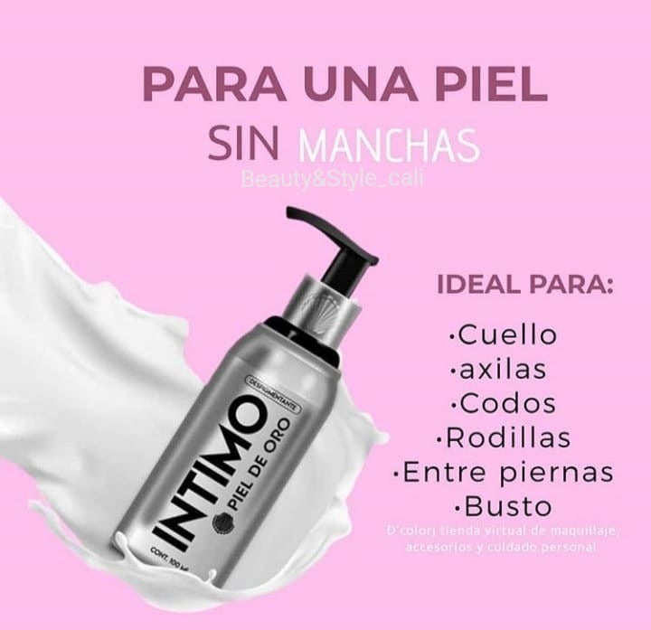 Despigmentante Intimo Piel De Oro 120ml