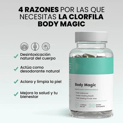 ✨ Desodorante Body Magic Clorofila – Frescura Natural Todo el Día ✨