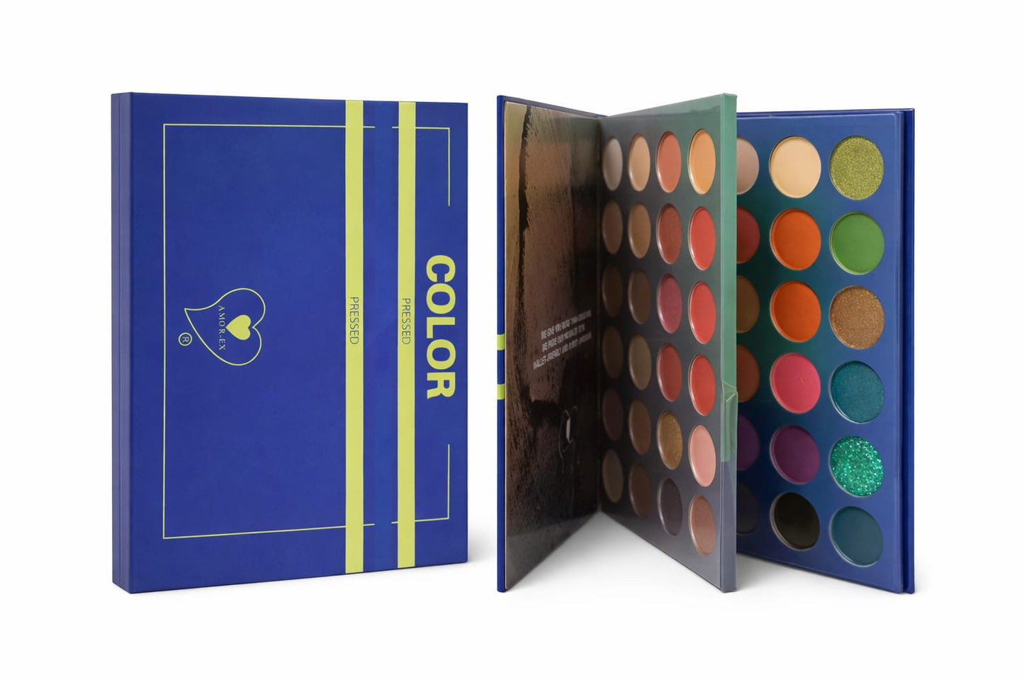 Sombra Tipo Libro 36 Tonos Color Shades Amorex Ref 4665