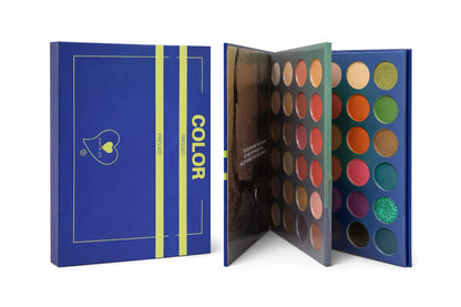 Sombra Tipo Libro 36 Tonos Color Shades Amorex Ref 4665