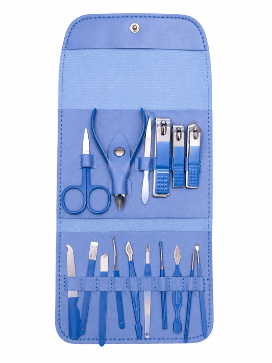 Kit Manicure Completo Azul