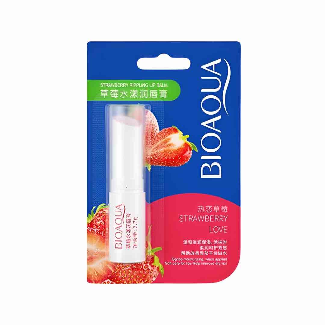 Bálsamo De Labios Con Aroma A Fresa | Bioaqua