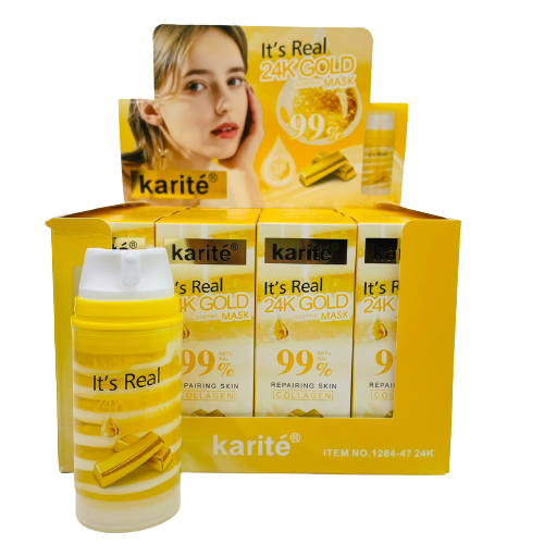 Mascarilla Nocturna It’s Real 24K Gold Karité – Rejuvenecimiento y Luminosidad (105 ml)