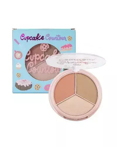 Trío Contorno, Rubor e Iluminador Cupcake – Trendy