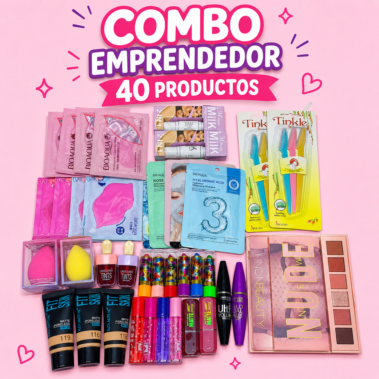 Combo Emprendedor Glow 40 productos