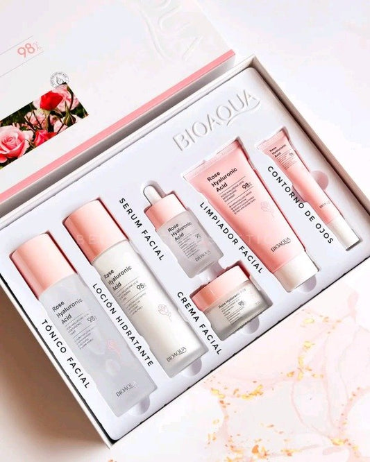 Kit facial rose hyaluronic acid